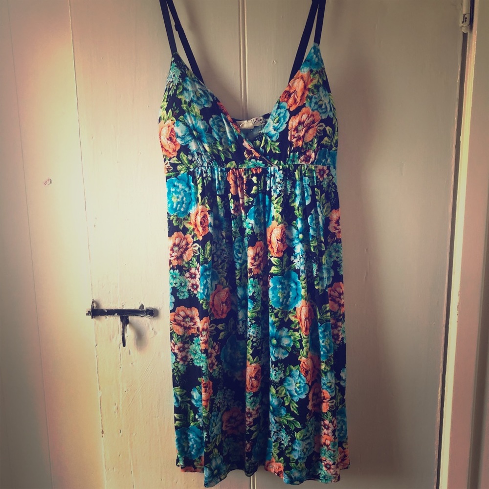 Colorful Flor mini dress